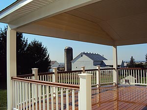 Lancaster backyard deck